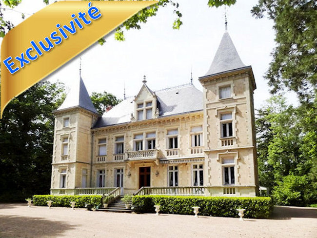 Élégant et harmonieux château XIXème