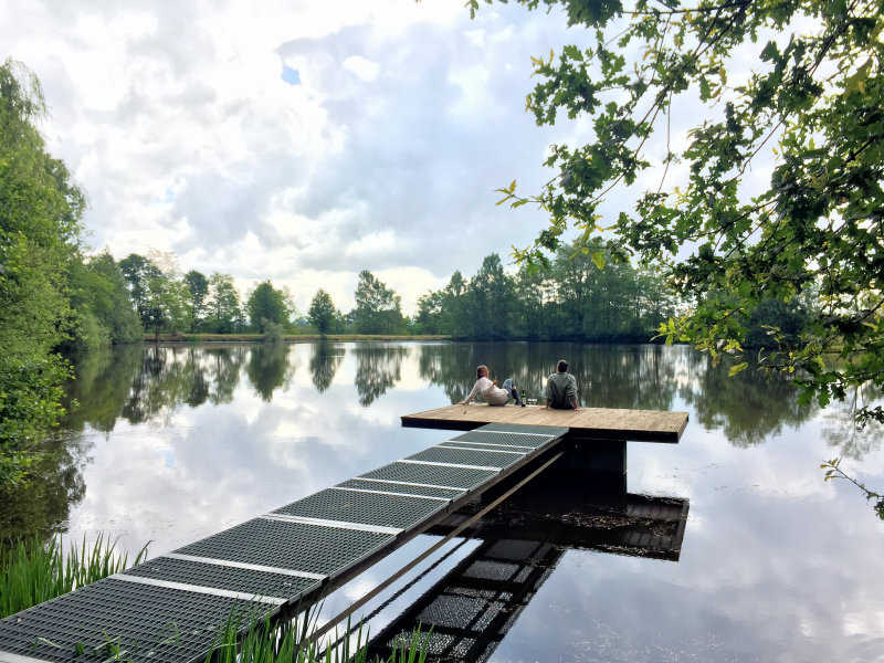 Site de 2 étangs de loisir «eaux closes» sur presque 5 ha