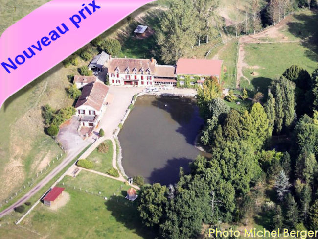 Moulin 8 pièces 300 m² hab. en Bocage bourbonnais (03), habitations 690 m²